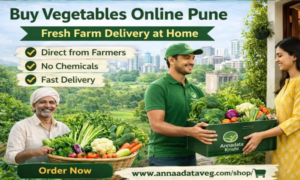 buy vegetables online Pune fresh delivery Annadata Krishi